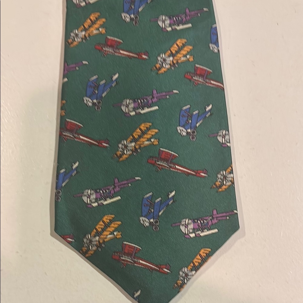 rooster Aeronautical Silk Tie